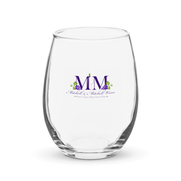 Stemless wine glass